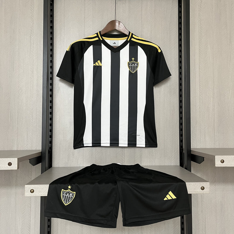 Kit Infantil Atlético Mineiro Titular 25/26 - Lançamento